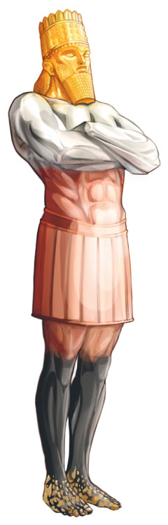 La estatua del capítulo 2 de Daniel