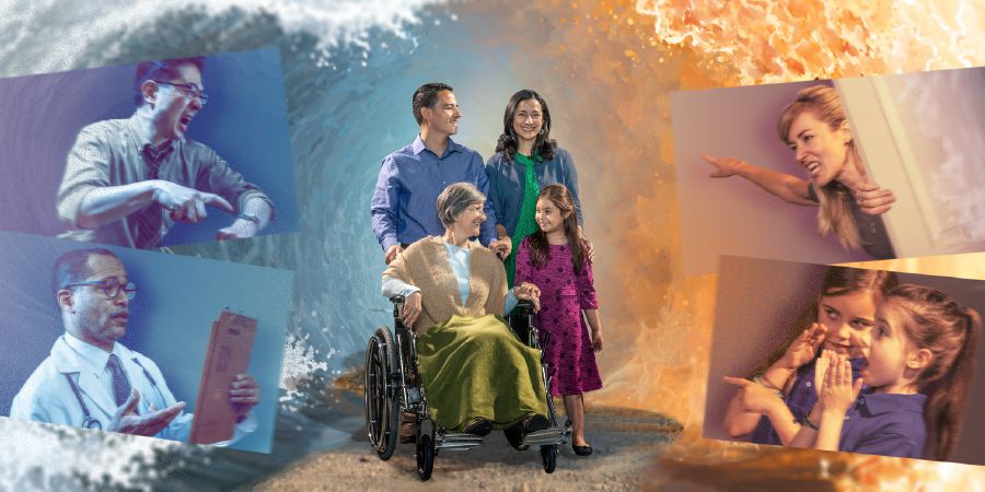 Una familia logra afrontar problemas como enfermedades y oposición en el lugar de empleo, en la predicación y en la escuela