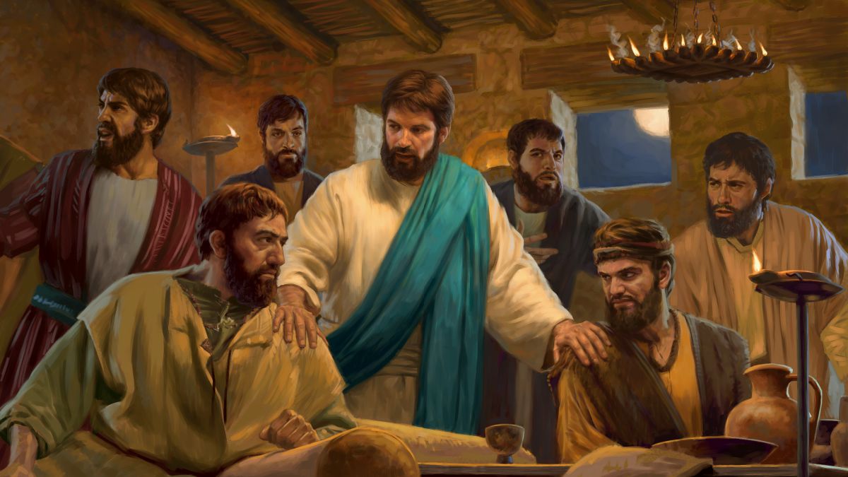 Jesús mantiene la calma y corrige con bondad a sus discípulos, que estaban discutiendo sobre quién era más importante