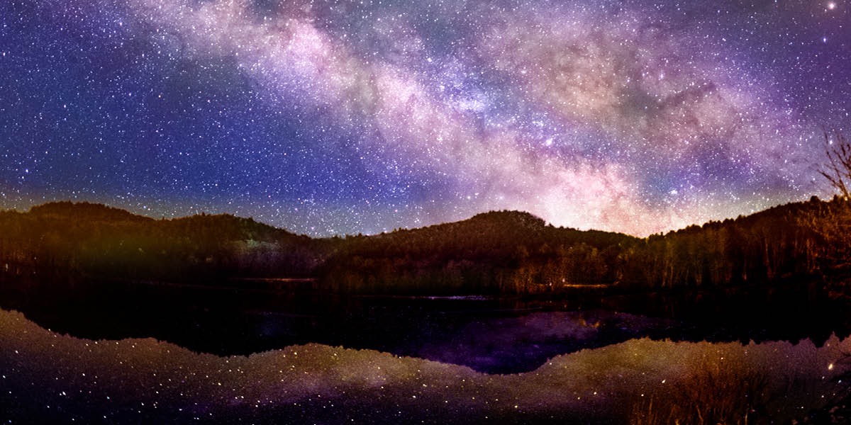 Una noche estrellada.
