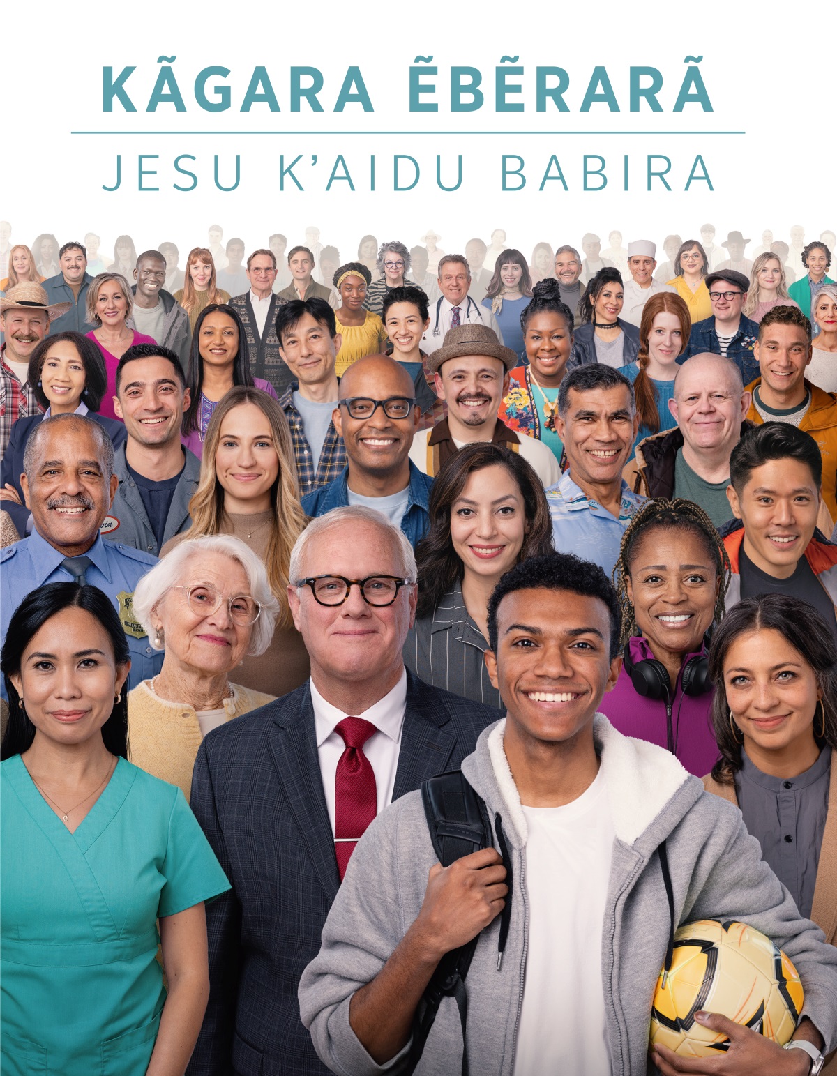 Men and women of different ages, races, and cultural backgrounds.