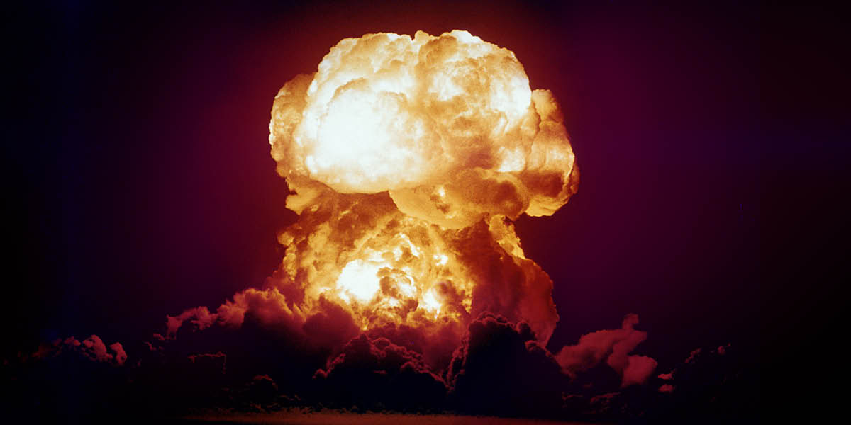 Kʼarẽta berabaribʉta bomba nuklear jẽza wãbʉrʉde.
FPG/The Image Bank via Getty Images