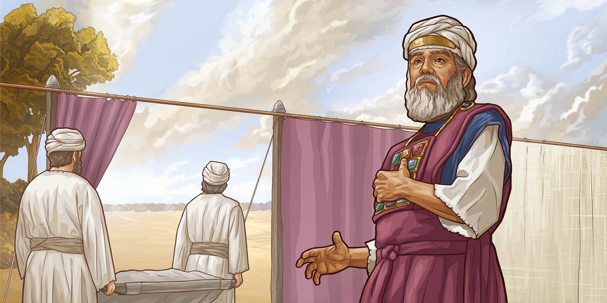 Sumo saserdote Aarónta tabernakulo ewaradebʉ. Aarón yãba warra ũmeba ededa Nadab beidata akʉza Abihúdeʉ̃me pʉwʉrʉ badamaeba ãĩ.