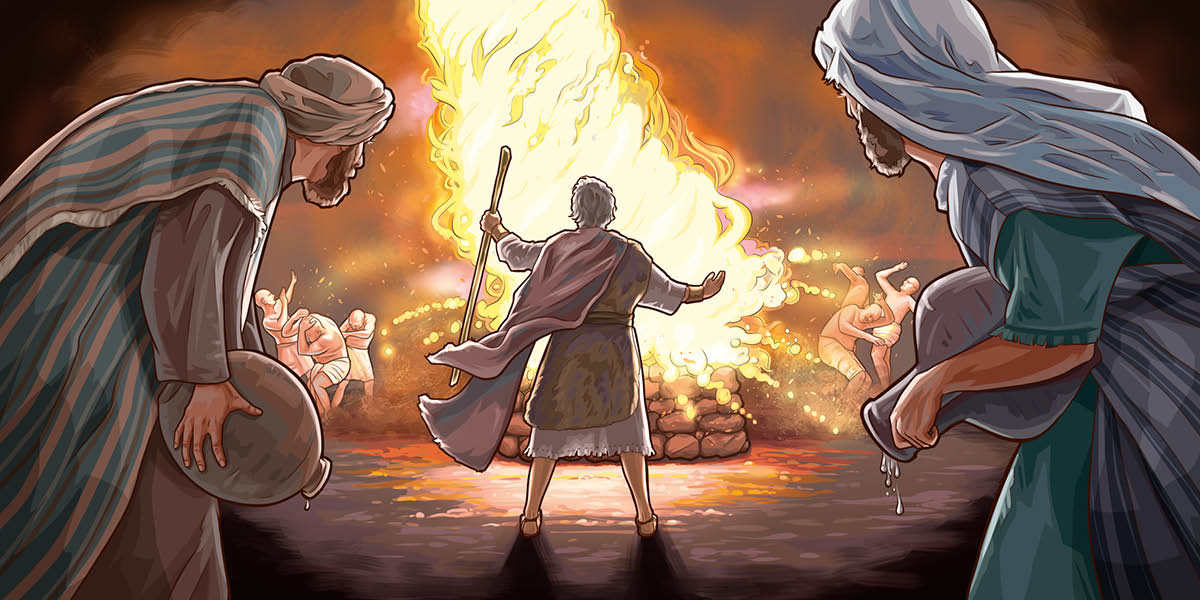 Elíasba akʉza Baal propetaraba adewara wuabemaraba akʉnʉmʉ ʉ̃tʉba tʉbʉ pʉrea ze kʼãrãpe sakripisio badogota.