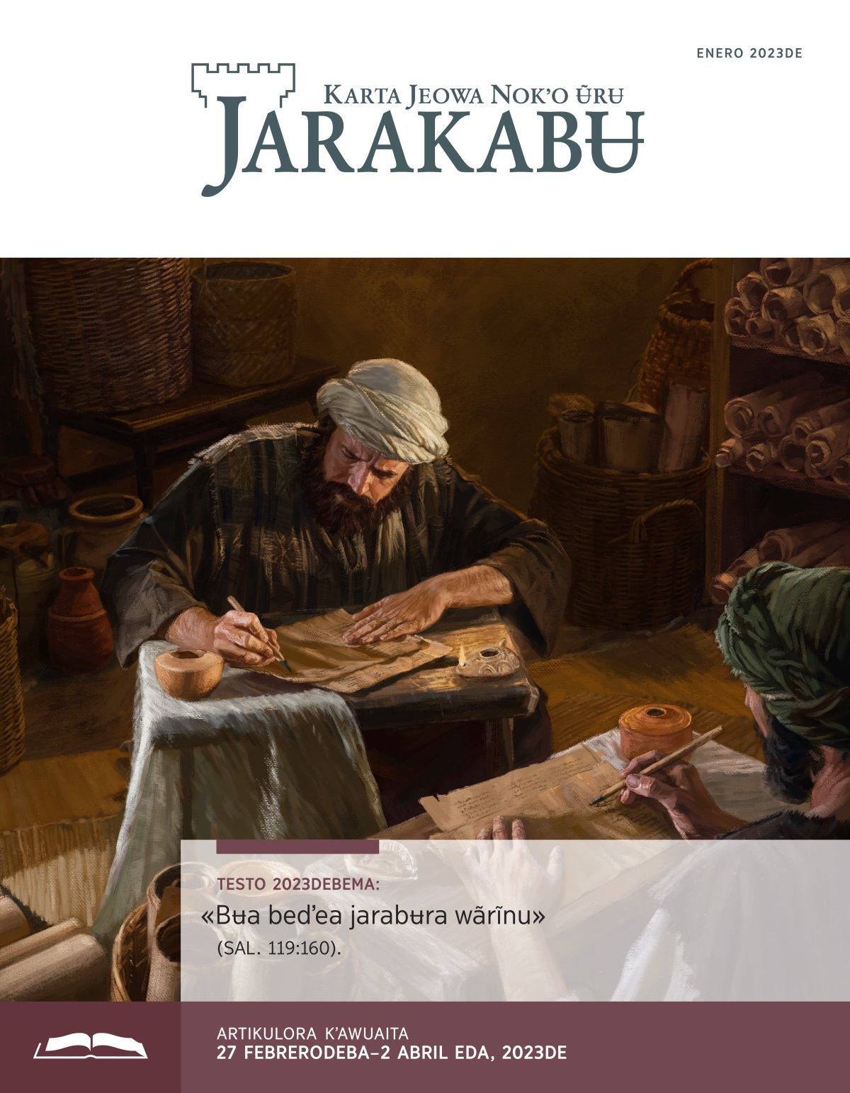 Jarakabʉ kʼawuaita, enero 2023de.