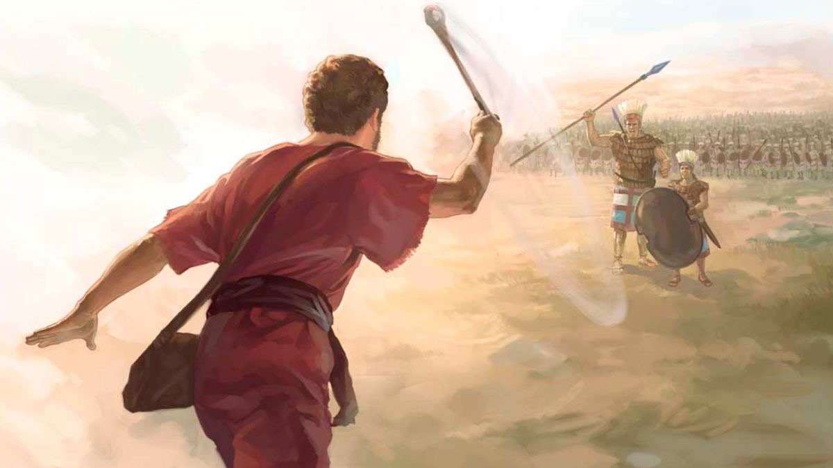 Davidba mõgarata Goliatma bata bʉebʉ ãyi yõnʉmʉne.