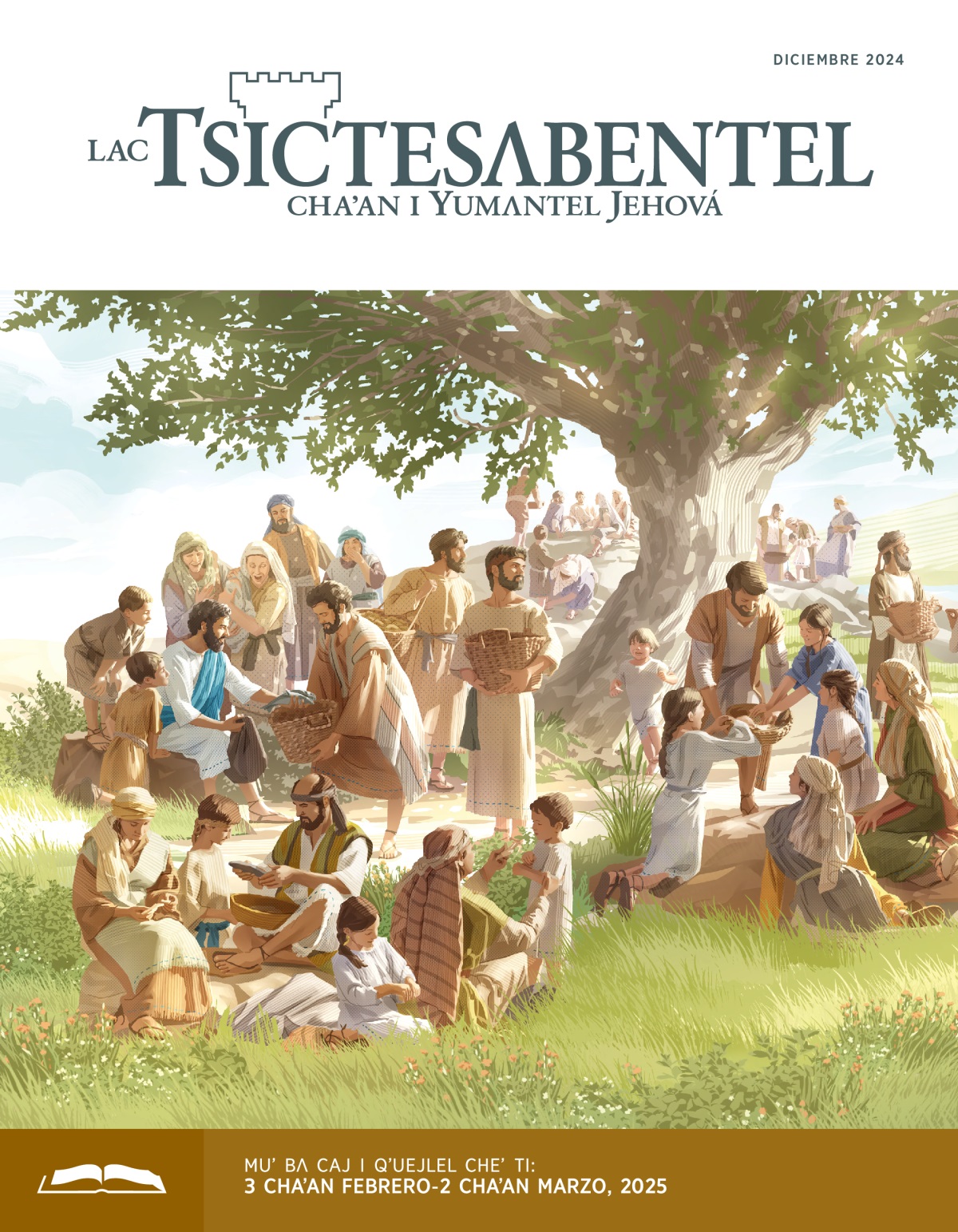 Jesús tsiʼ yʌqʼue pan yicʼot chʌy jiñi xcʌntʼañob i chaʼan, i jiñi xcʌntʼañob tsiʼ pucbeyob jiñi wiñicob, xʼixicob yicʼot alobob.