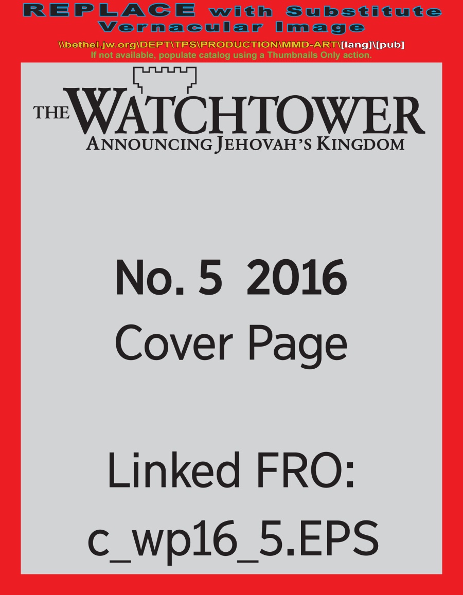 The Watchtower No. 5 2016 | Where Can You Find Comfort?