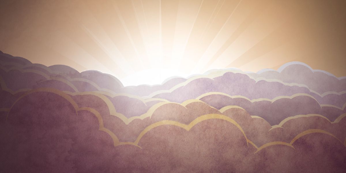 El Sol brilla por encima de las nubes