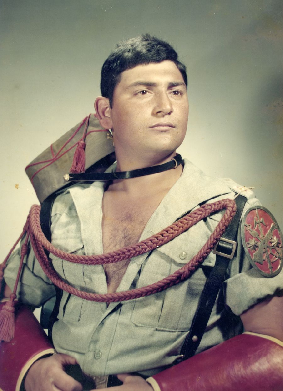 Antonio Jiménez de joven