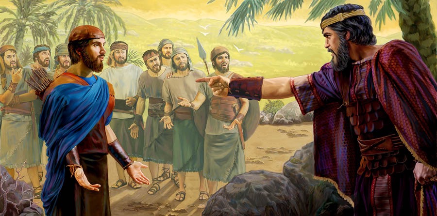 Jonatán le dice a su padre, el rey Saúl, que está dispuesto a morir