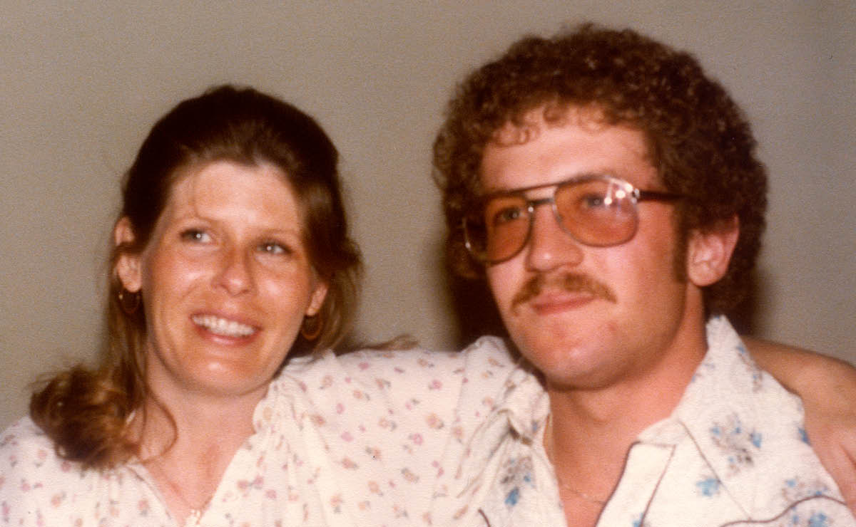 Kaye y David en 1981.