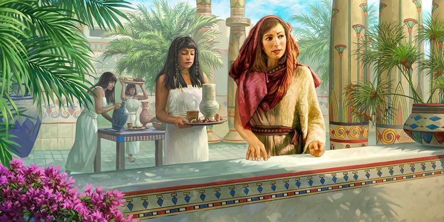 Sara en el palacio del Faraón