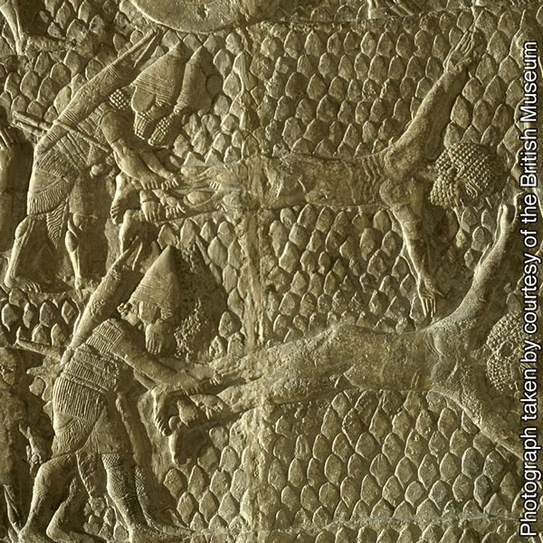 Assyrian stone relief
