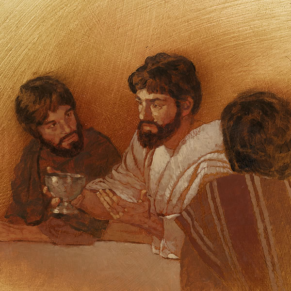 Jesus with his disciples