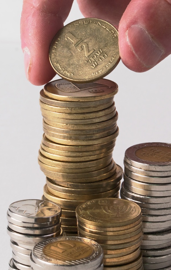 Stacks of coins