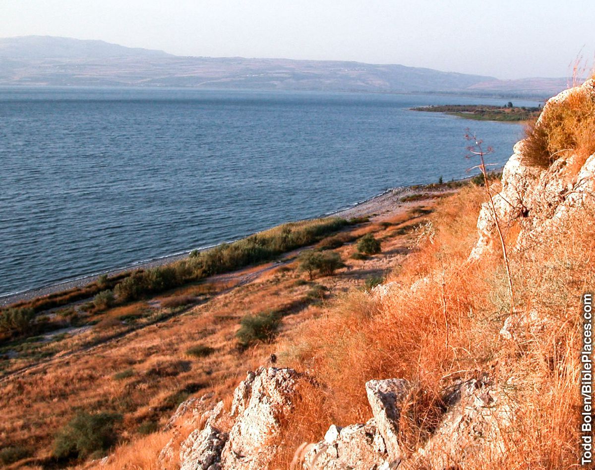 Cliffs on the Eastern Side of the Sea of Galilee