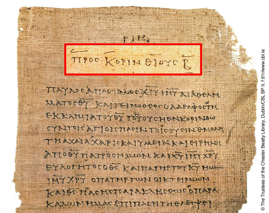 Paul’s Second Letter to the Corinthians