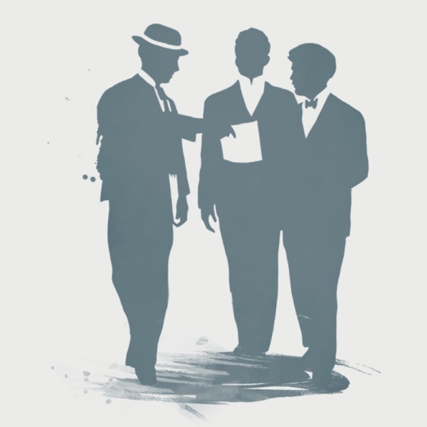 Two regular pioneers preach to a man