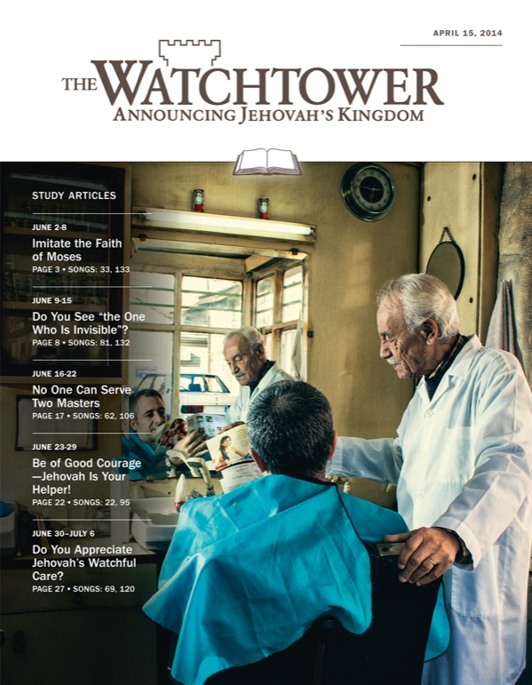 Watchtower Study Edition, April 15, 2014