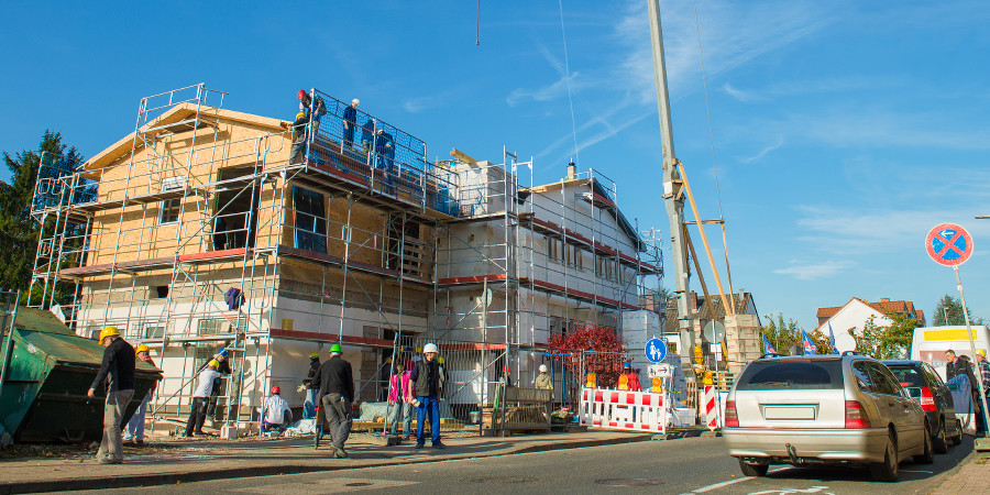 A Kingdom Hall construction site