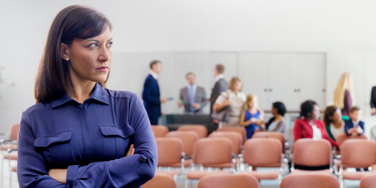 An angry sister at a congregation meeting