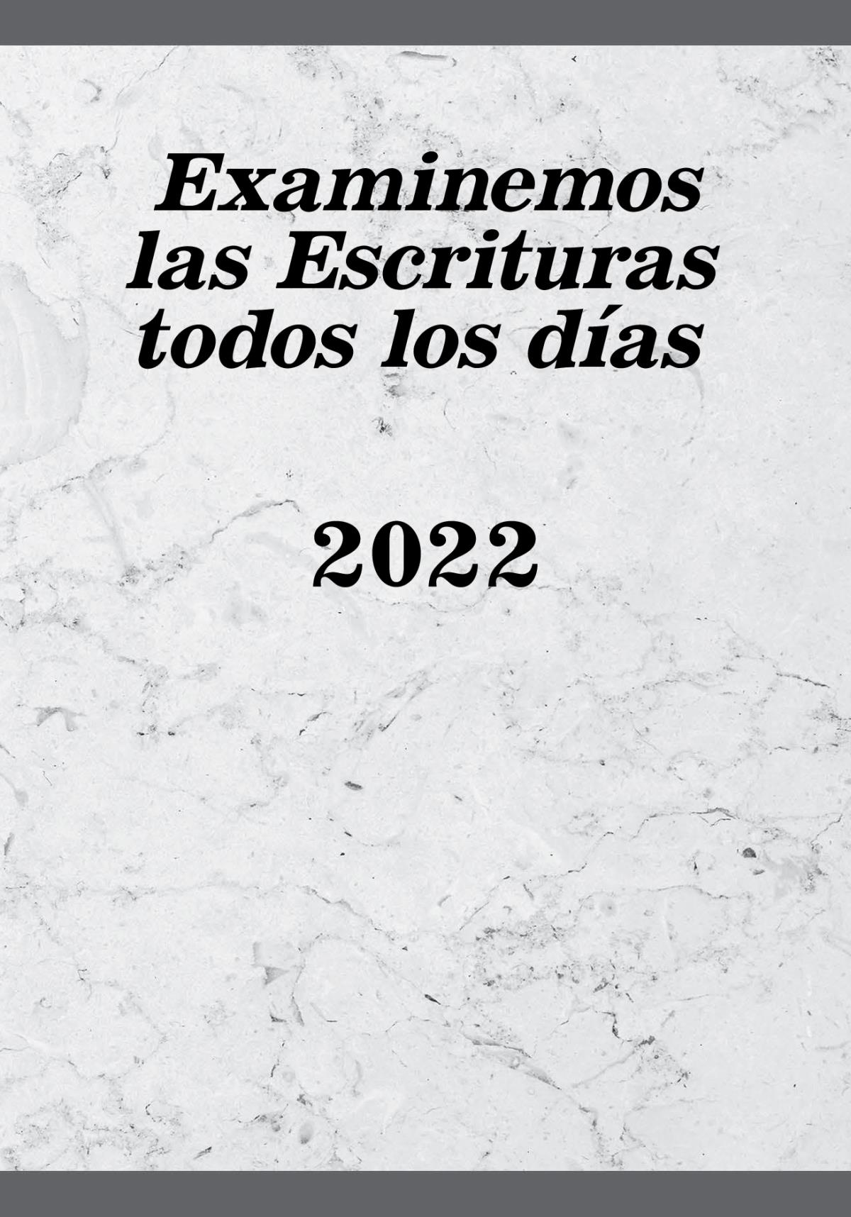 Examining the Scriptures Daily​—2022