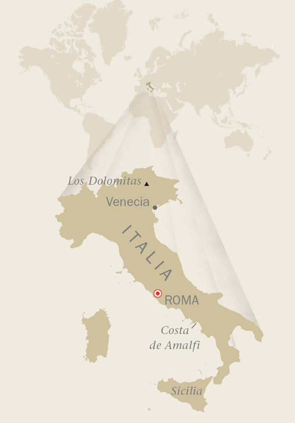 Mapa de Italia