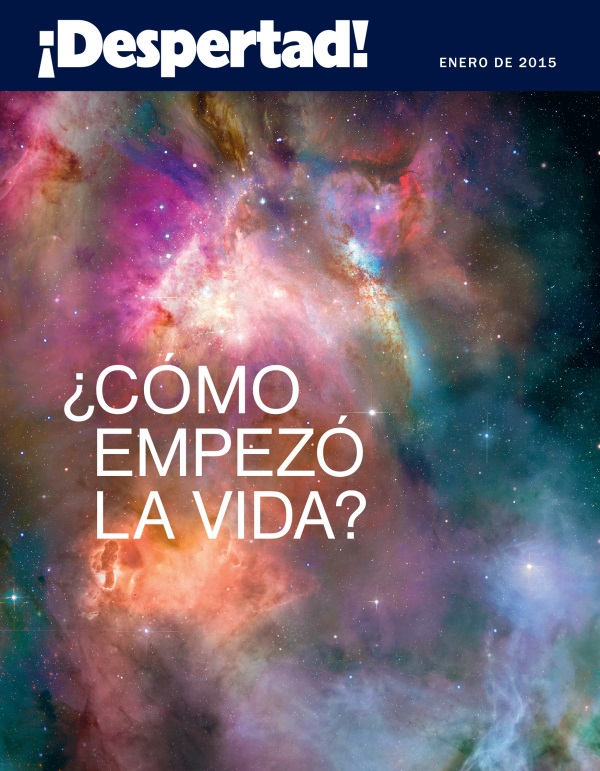 Portada de ¡Despertad!, enero de 2015 | ¿Cómo empezó la vida?