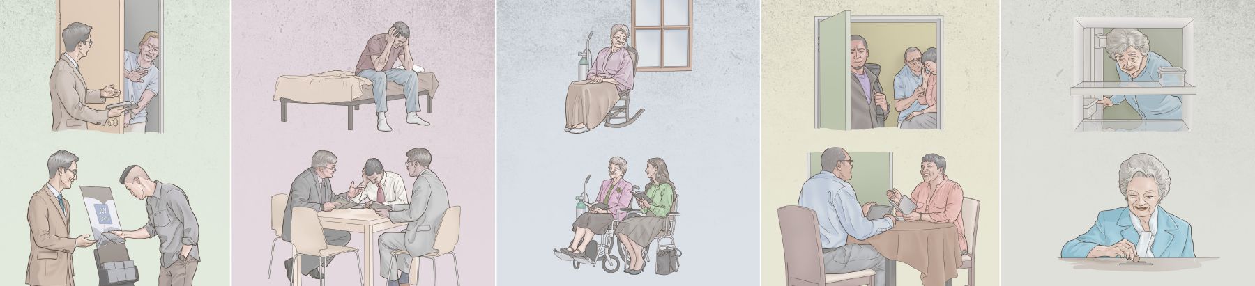 Distintos problemas que tienen los siervos de Jehová y cómo los enfrentan de forma positiva