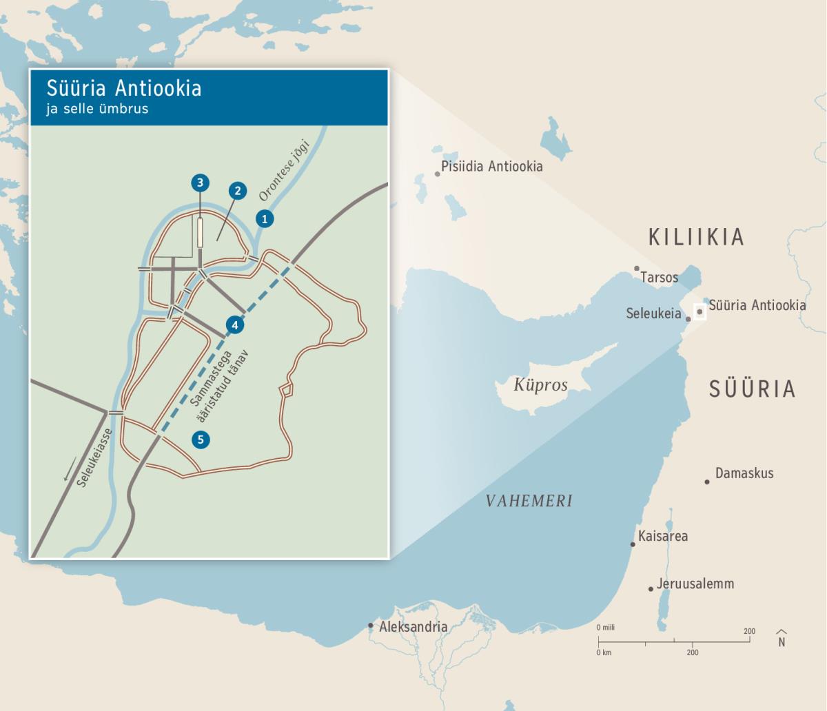 Süüria Antiookia. Kristliku tegevuse üks esimesi keskusi
