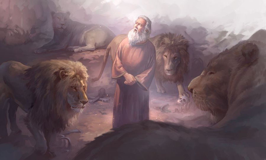 دانیال در چاه شیرها