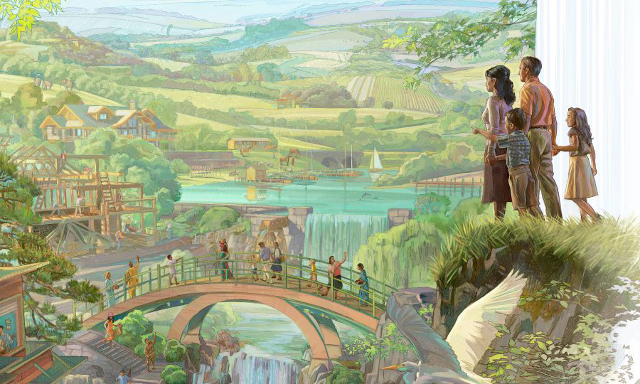 خانواده‌ای به سمت بهشت می‌روند