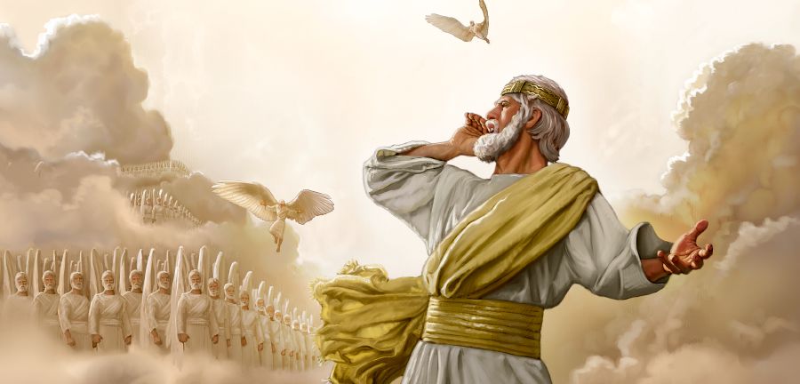 عيسی به فرشتگان فرمان می‌دهد