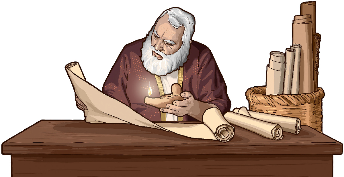 دانيال در حال مطالعهٔ كلام خدا