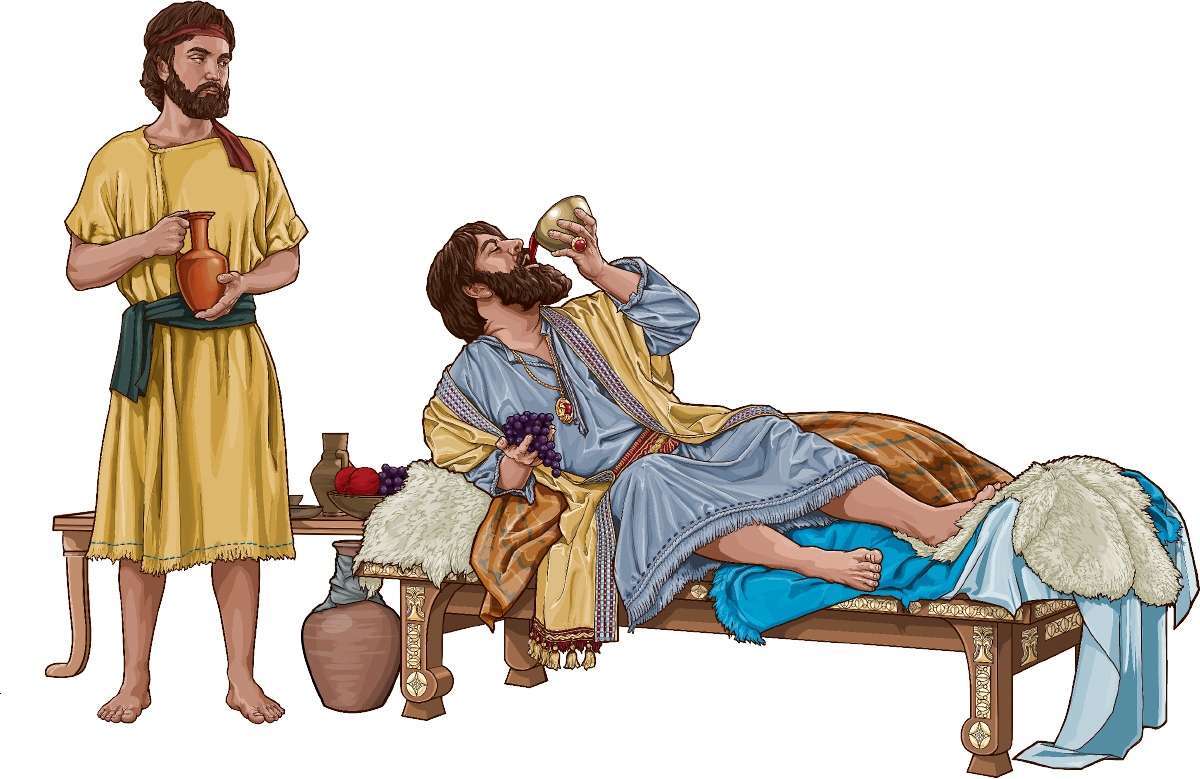 يک اسرائيلی در خوردن و نوشيدن زياده‌روی می‌كند 