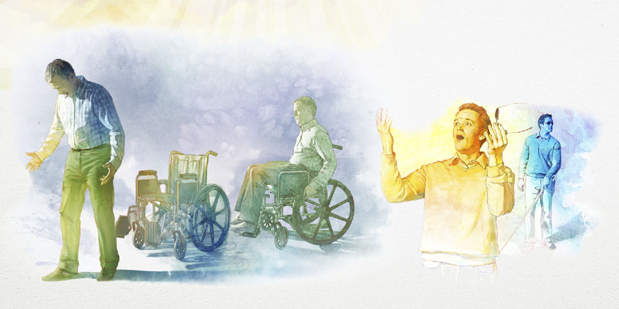 مردی نابينا بينايی خود را بازمی‌يابد و مردی فلج از صندلی چرخدار خود بلند می‌شود