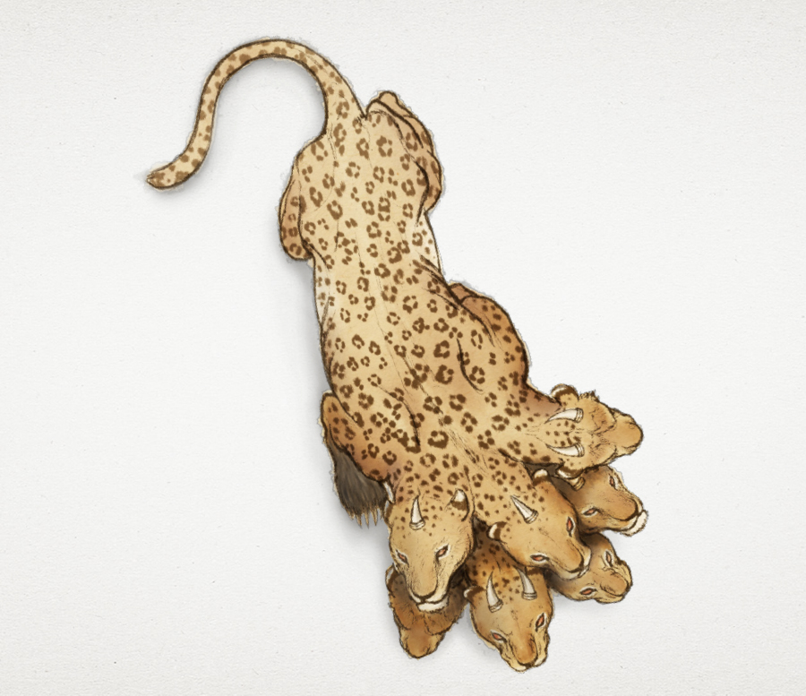 وحش هفت‌سر با ده شاخ