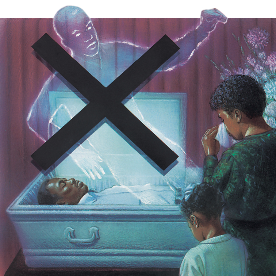 روح فناناپذير وجود ندارد كه بتواند پس از مرگ به زندگی ادامه دهد