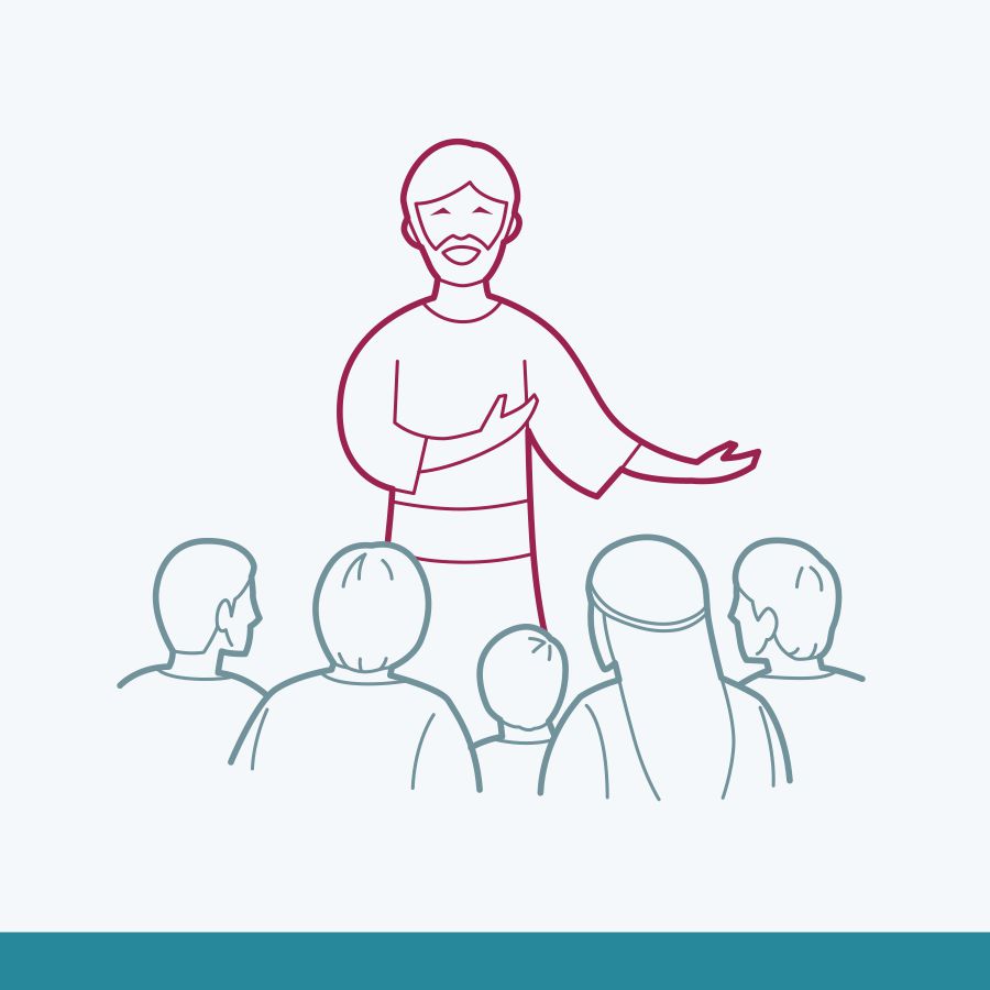 تيموتائوس با جماعتی صحبت می‌كند