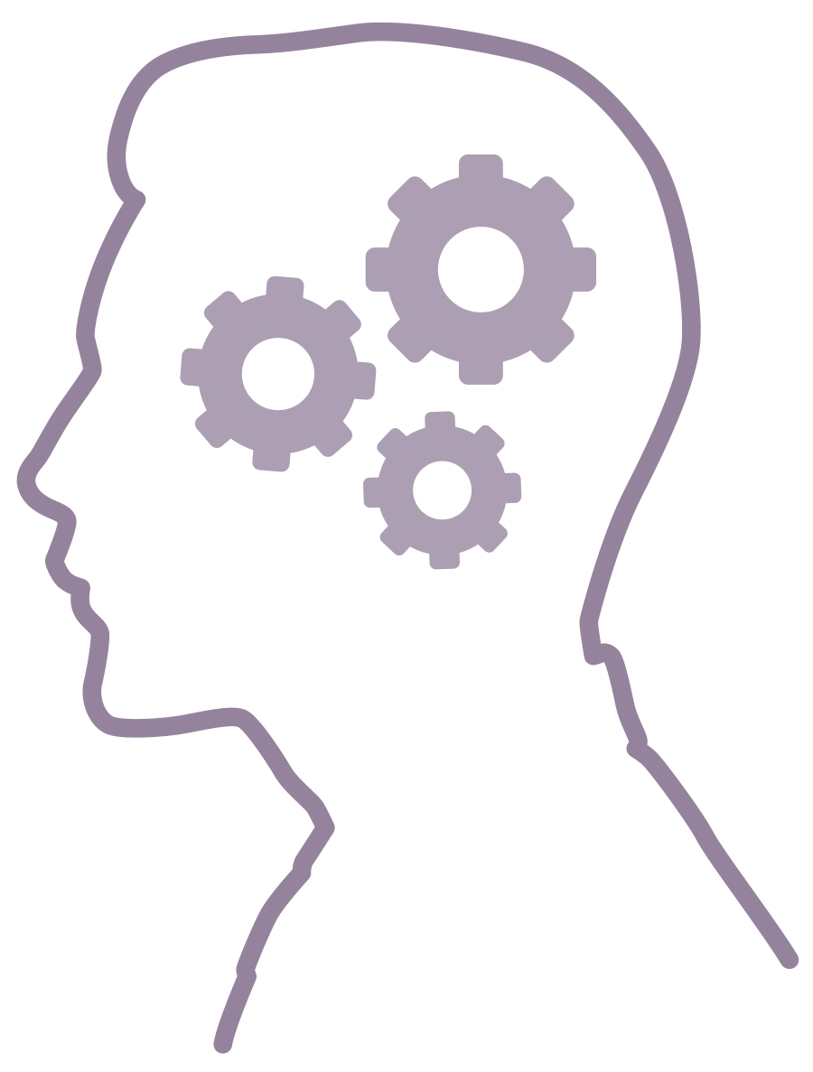 مردی تعمّق می‌كند 