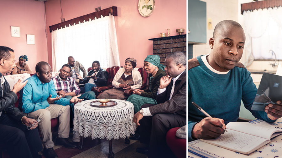 برادری دربارهٔ آداب و رسوم خاكسپاری تحقيق می‌كند؛‏ برادری عقايدش را برای خويشاوندان غيرشاهدش توضيح می‌دهد