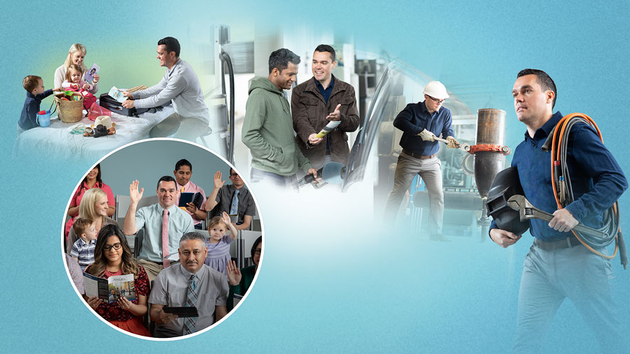 پدری سخت كار می‌كند،‏ در محل كارش به مردی موعظه می‌كند،‏ با همسرش در چمدان تراكت می‌گذارند و در طول سفر به همراه همسر و فرزندانش در جلسه شركت می‌كند