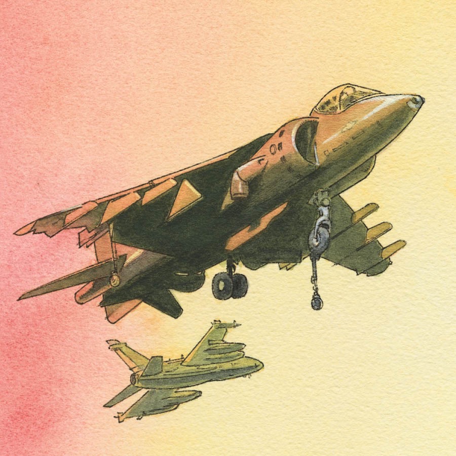 Des avions de guerre