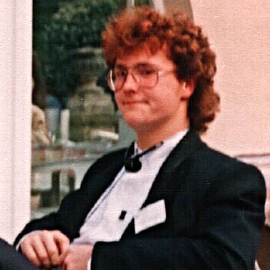 Andreas Golec quand il était jeune