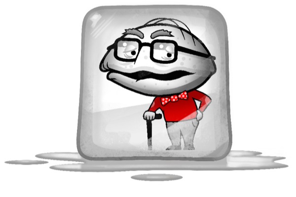 Humoristinen piirros islanninsimpukasta