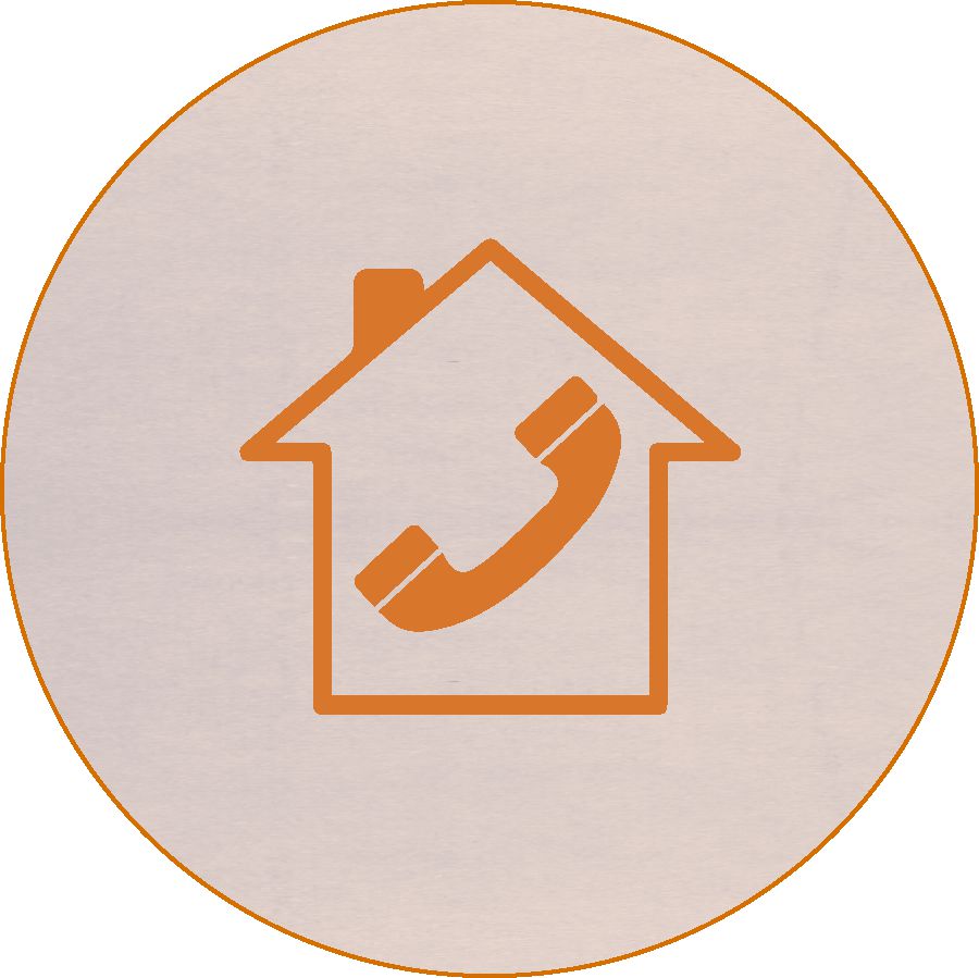 Puhelin talon sisällä