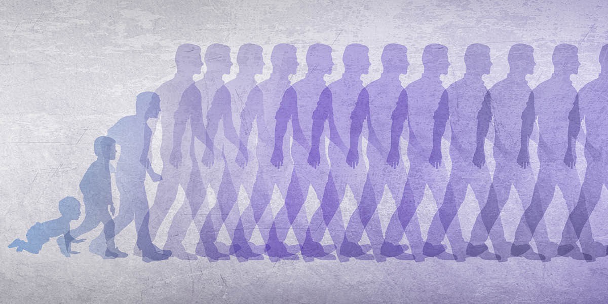 Ihminen kasvaa vauvasta aikuiseksi