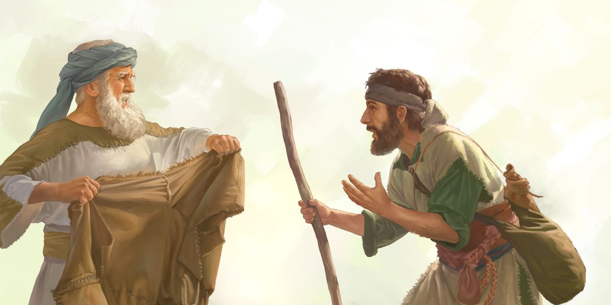 Ahia repii uuden vaatteensa 12 osaan Jerobeamin edessä