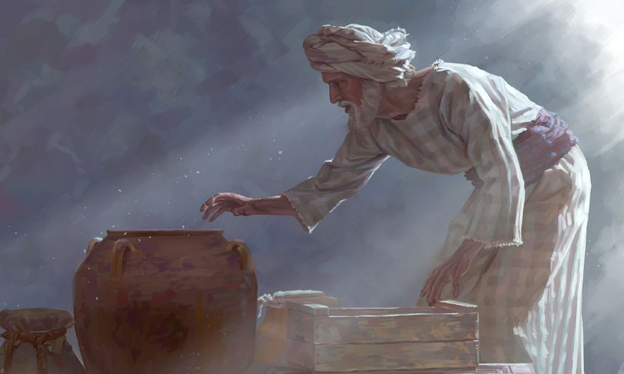 Hilkia löytää kirjakäärön, jossa on Jehovan antama laki